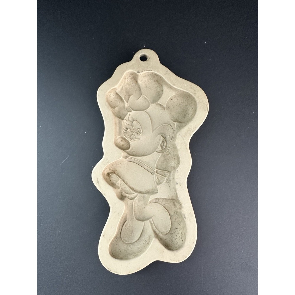 DISNEY Minnie Mouse Stoneware Cookie Mold Baking Mold